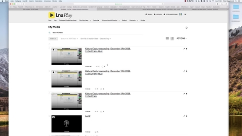 Thumbnail for Redigera din video med Kaltura Video Editor