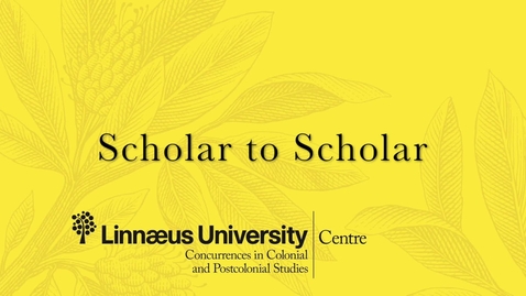 Thumbnail for Scholar to Scholar interview with Professor Mahesh Rangarajan