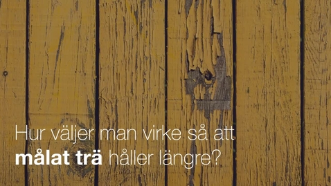 Thumbnail for Tinh forskar om interaktionen mellan färg och trä