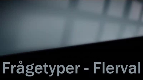 Thumbnail for Frågetyp Flerval