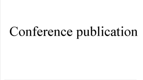 Thumbnail for Conference publication