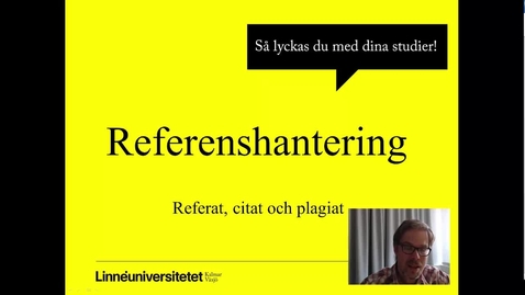 Thumbnail for Referenshantering