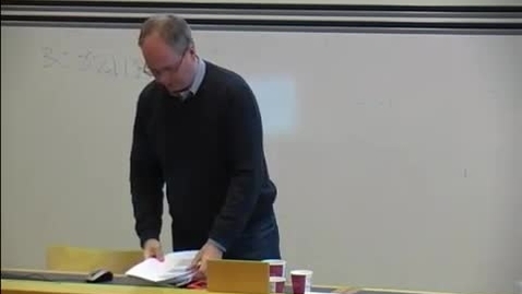 Thumbnail for Kriminologi och polisvetenskap - del 1, 2014-02-05