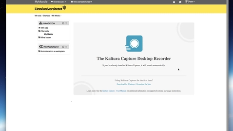 Thumbnail for Kaltura Capture - Installera på Mac