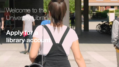 Thumbnail for Apply for a library account