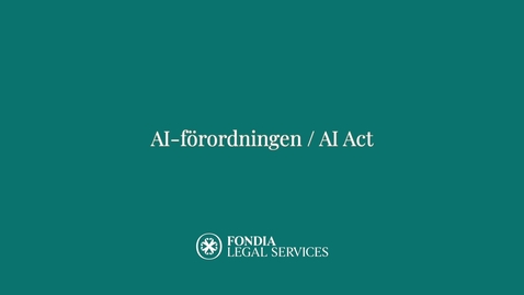 Thumbnail for AI-förordningen