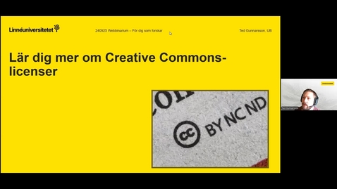 Thumbnail for Lär dig mer om Creative Commons-licenser