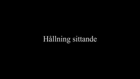 Thumbnail for 10B Hållning sittande