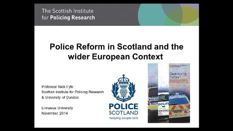Thumbnail for Centralizing Forces? - Comparative Perspectives on Contemporary Police Reform in Northern and Western Europe