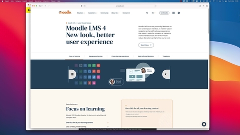 Thumbnail for Moodle 4 - en första titt / Moodle 4 - a first glance