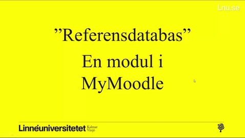 Thumbnail for Referensdatabas