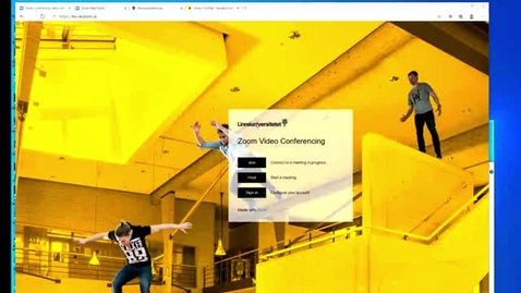 Thumbnail for Kom i gång med Zoom / Get started with Zoom