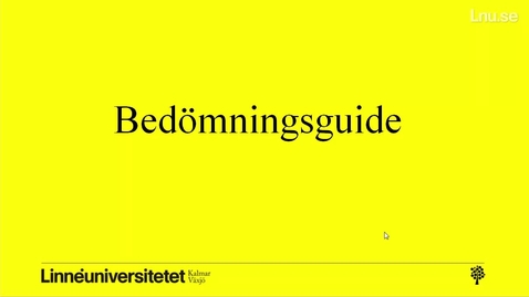 Thumbnail for MyMoodle Uppgift Bedömningsguide 