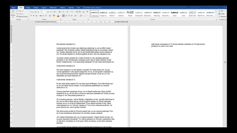 Thumbnail for Använda formatmallar i Word 2016