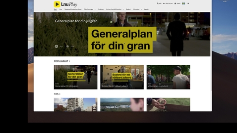 Thumbnail for Skapa kanaler på play.lnu.se / Create channels