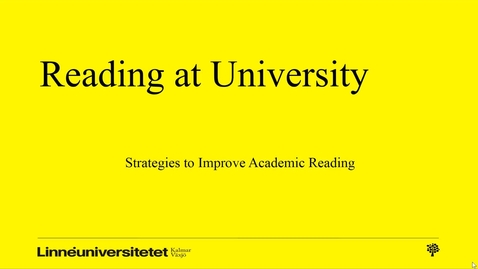 Thumbnail for Reading strategies