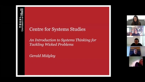 Thumbnail for An Introduction to Systems Thinking for Tackling Wicked Problems