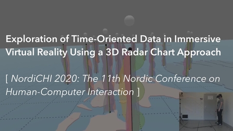 Thumbnail for Exploration of Time-Oriented Data in Immersive Virtual Reality Using a 3D Radar Chart Approach (NordiCHI 2020)