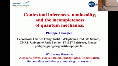 thumbnail for Philippe Grangier - QIP