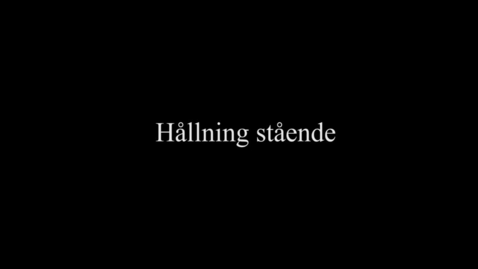 Thumbnail for 10A Hållning stående