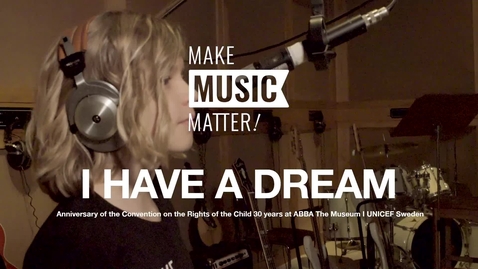 Thumbnail for I have a dream - Make music matter