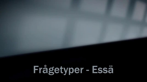 Thumbnail for Frågetyp Essä