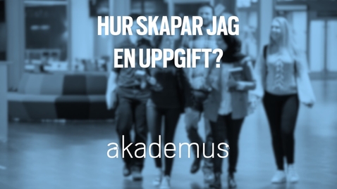 Thumbnail for Skapa uppgift