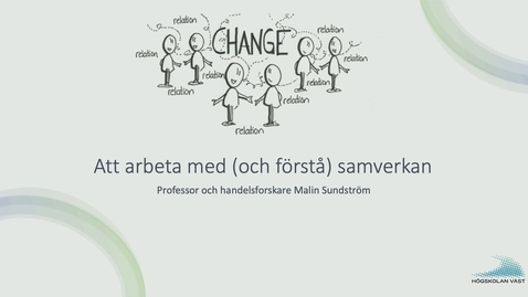 Thumbnail for Att arbeta med och förstå samverkan