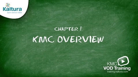 Thumbnail for Kaltura Management Console (KMC) Overview