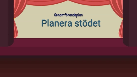 Thumbnail for Planera Genomförandet