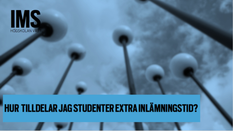 Thumbnail for Hur kan jag ge enskilda studenter förlängd skrivtid?/ How can I give individual students extended writing time?