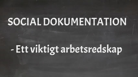 Thumbnail for 1. Intro social dokumentation