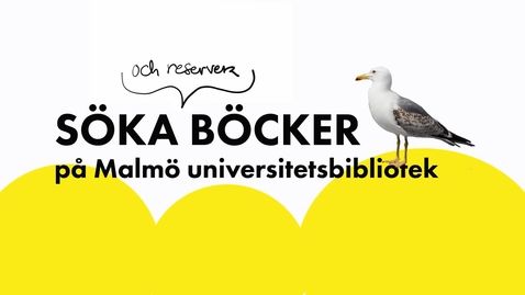 Thumbnail for Söka och reservera böcker
