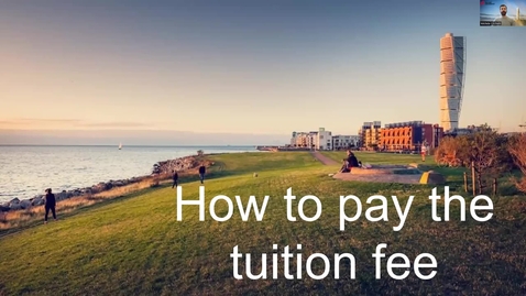 Thumbnail for How to pay the tuition fee