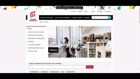 Thumbnail for How to find a book in Libsearch