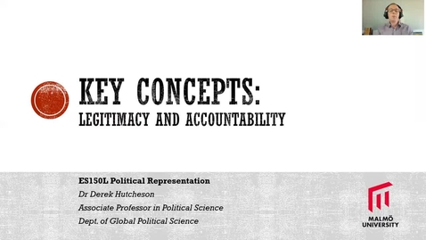 Thumbnail for ES150L Concepts lecture - legitimacy and accountability