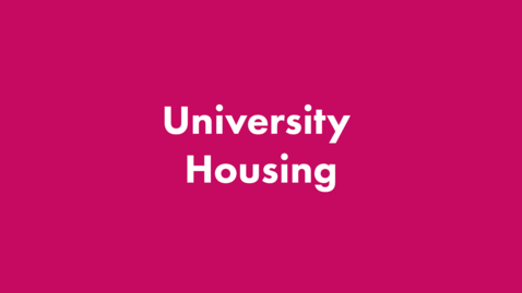 Thumbnail for University housing for fee-paying students