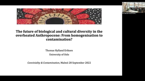 Thumbnail for Conviviality and Contamination part 1 Thomas Hylland Eriksen Keynote