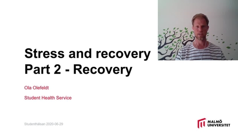 Thumbnail for Stress and recovery -Part 2