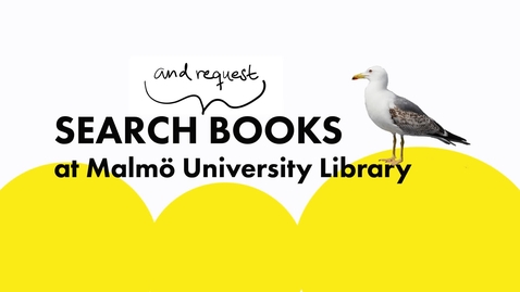Thumbnail for Search and request books at the Library