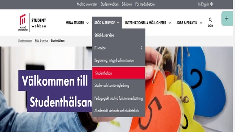 Thumbnail for Information från Studenthälsan 2020 (full HD)