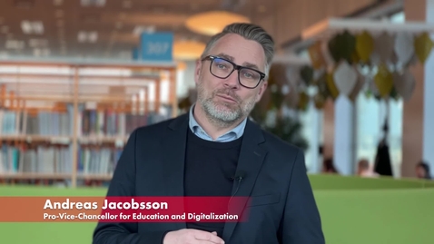 Thumbnail for Welcome message from Andreas Jacobsson