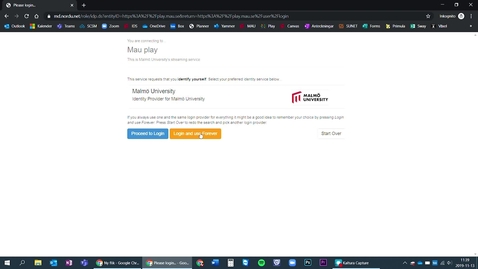 Thumbnail for Logga in på MauPlay med ditt dator-ID