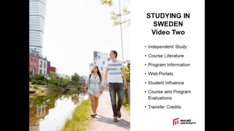 Thumbnail for The Swedish academic system - two