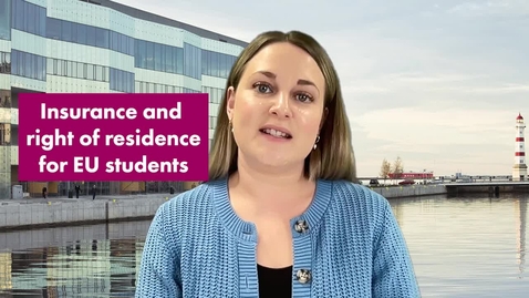 Thumbnail for Health insurance and right of residence for EU students