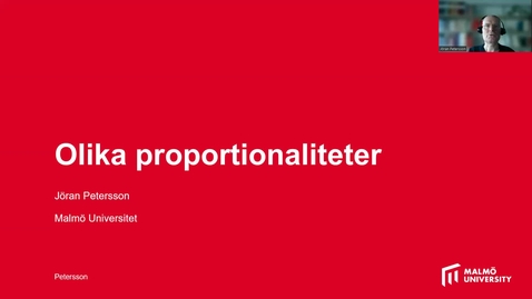 Thumbnail for Proportionalitet hos ett pastamått