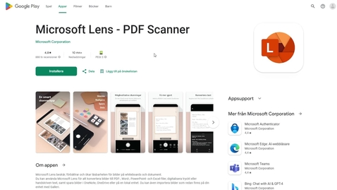 Thumbnail for Skanna in dokument med telefonen - Microsoft Lens