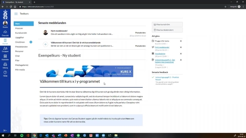 Thumbnail for Canvas studentguide 4 - Titta på omdöme och läsa feedback.mp4