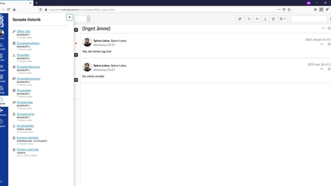 Thumbnail for Canvas studentguide 1.7 Historik.mp4