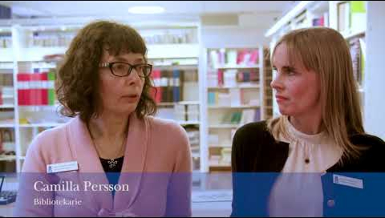 Biblioteket på Sophiahemmet högskola